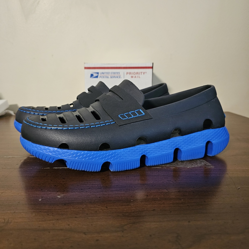 Cole Haan Zerogrand Grand 360 Rubber Loafers Black/Blue Men's Sz 11 Worn Once